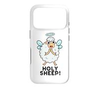 Carcasa para iPhone 17 Pro Holy Sheep Funny Animal Juego de Palabras