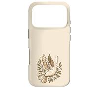 Carcasa para iPhone 17 Pro Holy Spirit Dove and Cross Christian Inspirational Faith