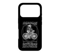 Carcasa para iPhone 17 Pro Hombre Vitruvio Bicicleta Ciclista Leonardo Da Vinci Ciclismo