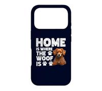 Carcasa para iPhone 17 Pro Home is Where The Woof Is Cute Kokoni Grecia Dog Lover Owner