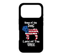Carcasa para iPhone 17 Pro Home of The Dog Land of The Free Bulldog Dog 4th July