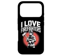 Carcasa para iPhone 17 Pro Homenaje heroico al Bombero I Love Firefighters