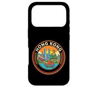 Carcasa para iPhone 17 Pro Hong Kong China Round Travel Souvenir Landmark Turista Regalo