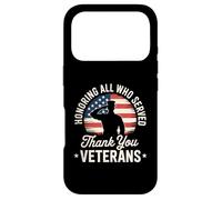Carcasa para iPhone 17 Pro Honrando a Todos los Veteranos estadounidenses