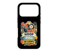 Carcasa para iPhone 17 Pro Hoop Full of Loops Aguja Lana Flores Manualidades
