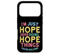 Carcasa para iPhone 17 Pro Hope Here Doing Hope Things Funny Hope Name