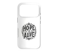 Carcasa para iPhone 17 Pro Hope is Alive - Cita inspiradora de fe Cristiana