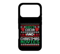 Carcasa para iPhone 17 Pro Hot Cocoa and Christmas Movies Ugly Sweater Winter Art