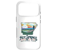 Carcasa para iPhone 17 Pro Hot Springs National Park Arkansas Nature Illustration