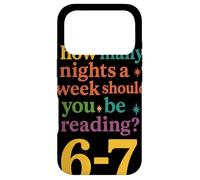 Carcasa para iPhone 17 Pro How Many Nights Should You Be Reading 6-7 Reader Lector