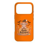 Carcasa para iPhone 17 Pro Howdy Halloween Funny Highland Cow Spooky Season Hombres Mujeres