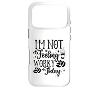 Carcasa para iPhone 17 Pro Hoy no Tengo ganas de Trabajar, Divertida Oficina