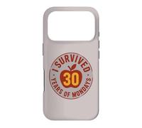 Carcasa para iPhone 17 Pro Humor de Maestros Jubilados: sobreviví 30 años de Lunes