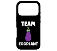 Carcasa para iPhone 17 Pro Humor Food Eggplant Simple Team Eggplant