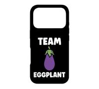 Carcasa para iPhone 17 Pro Humor Food Eggplant Simple Team Eggplant