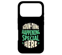 Carcasa para iPhone 17 Pro Humor Frase Scrum Energía Diaria Agile Equipo