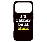 Carcasa para iPhone 17 Pro Humour Coro Divertido para Cantantes y Corista Orgulloso