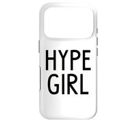 Carcasa para iPhone 17 Pro Hype Girl Sign,Hype Girls Cheerleading Sports Mom Cheer Fan