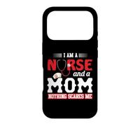 Carcasa para iPhone 17 Pro I Am A Nurse and A Mom Nothing Scares Me Nursing Nurses