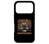 Carcasa para iPhone 17 Pro I Am Insufable Meme Raccoon Trendy Sarcastic Joke Graphic