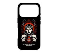 Carcasa para iPhone 17 Pro I Am The Way John 14:6 Diseño de Calavera gótica de Jesús Cristiano