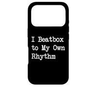 Carcasa para iPhone 17 Pro I Beatbox to My Own Rhythm Citas Divertidas de música