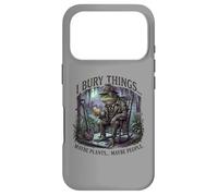 Carcasa para iPhone 17 Pro I Bury Things Frog Gardener Dark Humor Shovel