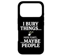 Carcasa para iPhone 17 Pro I Bury Things Maybe Plants Maybe People Funny Frog
