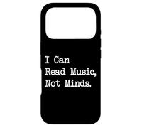 Carcasa para iPhone 17 Pro I Can Read Music, Not Minds Citas Músicas Divertidas