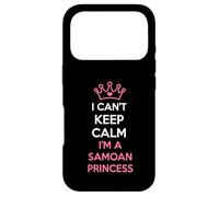 Carcasa para iPhone 17 Pro i Can't Keep Calm I'm a Samoan Princess Cute
