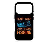 Carcasa para iPhone 17 Pro I Can't Keep Calm I'm Going Fishing Outdoor Fisher Fisherman