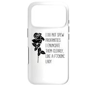 Carcasa para iPhone 17 Pro I Do Not Spew Profanities I Enunciate Them Like a F Lady