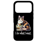 Carcasa para iPhone 17 Pro I Do What I Want Calico Cat Lover