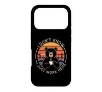 Carcasa para iPhone 17 Pro I Don't Know I Just Work Here
