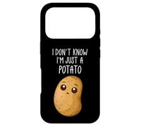 Carcasa para iPhone 17 Pro I Don't Know I'm Just A Potato Funny Kawaii Potato Saying