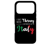 Carcasa para iPhone 17 Pro I Don't Need Therapy Just Need To Go To Italy Vacation Trip