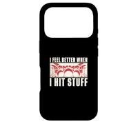 Carcasa para iPhone 17 Pro I Feel Better When I Hit Stuff Funny Drummer For A Drummer