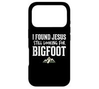 Carcasa para iPhone 17 Pro I Found Jesus Still Looking for Bigfoot Funny Christian