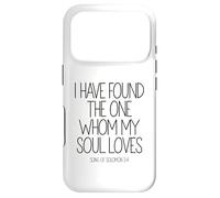 Carcasa para iPhone 17 Pro I Have Found The One Whom My Soul Loves Versículo de la Biblia God Pray
