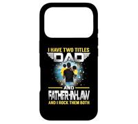 Carcasa para iPhone 17 Pro I Have Two Titles Dad and Father In Law Funny For Fathers