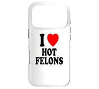 Carcasa para iPhone 17 Pro I Heart (Amor) Delincuentes Calientes Cárcel Prisión Condena Libertad Condena