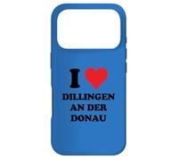 Carcasa para iPhone 17 Pro I Heart Dillingen an Der Donau Germany Love German Souvenir