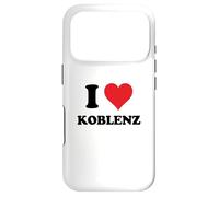 Carcasa para iPhone 17 Pro I Heart Koblenz Germany Love German Souvenir Item