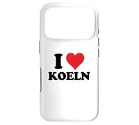 Carcasa para iPhone 17 Pro I Heart Koeln Germany Love German Souvenir Item