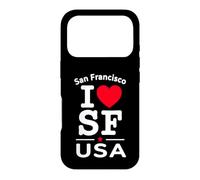 Carcasa para iPhone 17 Pro I Heart San Francisco I Love SF USA Californ Graphic Design