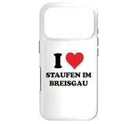 Carcasa para iPhone 17 Pro I Heart Staufen im Breisgau Germany Love German Souvenir ITE