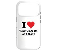 Carcasa para iPhone 17 Pro I Heart Wangen im Allgäu Germany Love German Souvenir Item