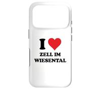 Carcasa para iPhone 17 Pro I Heart Zell im Wiesental Germany Love German Souvenir Item