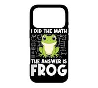 Carcasa para iPhone 17 Pro I Hice The Math La Respuesta es Frog Math Teacher Math Club