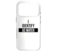 Carcasa para iPhone 17 Pro I Identify as Water Coffee Funny I Identify as Water Women